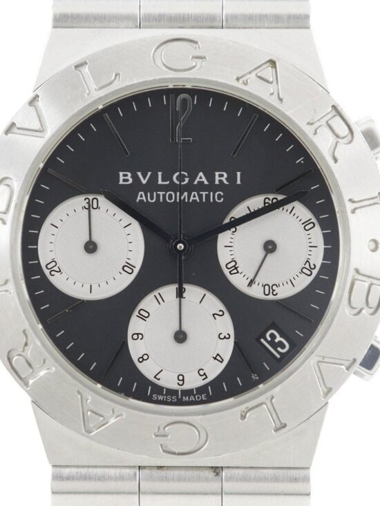 BVLGARI Diagono Sports Watches CH35S black/Silver blackDial Stainless Stee... main image 4